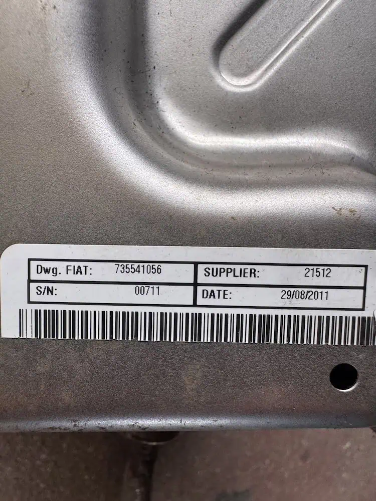 735541056-2 Piantone Servosterzo elettrico Fiat 500 - 735541056