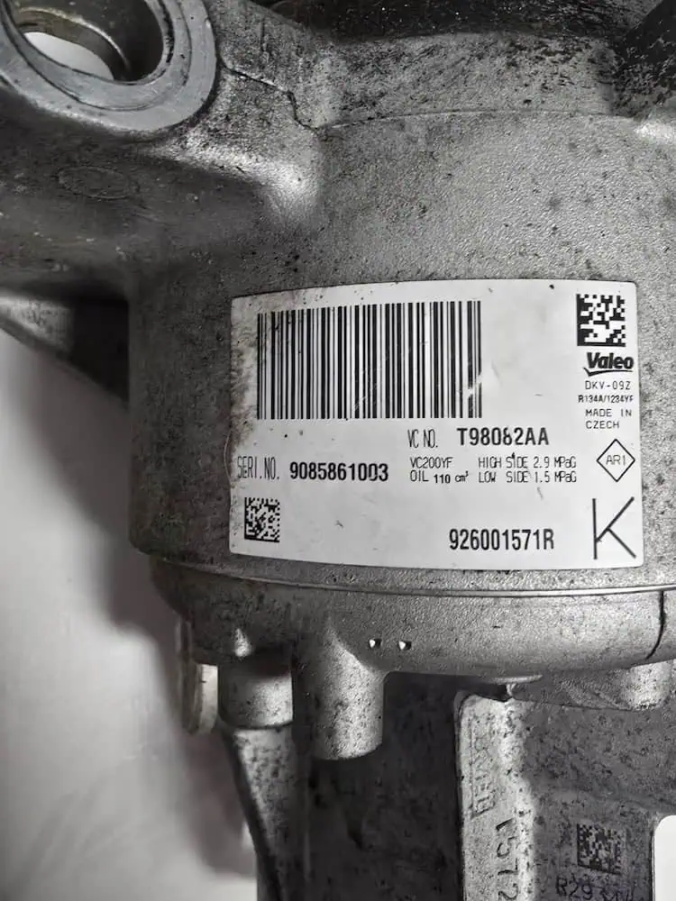 Compressore Aria Condizionata Dacia Duster – 926001571R