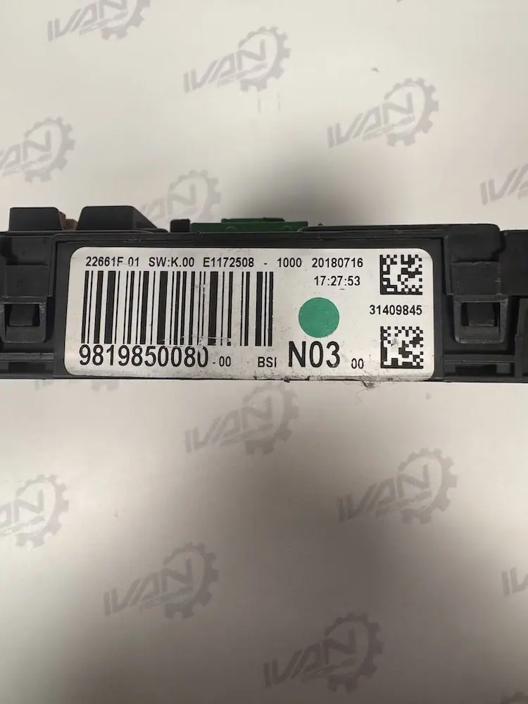 9819850080-2 Body Computer BCM Peugeot 2008 - 9819850080