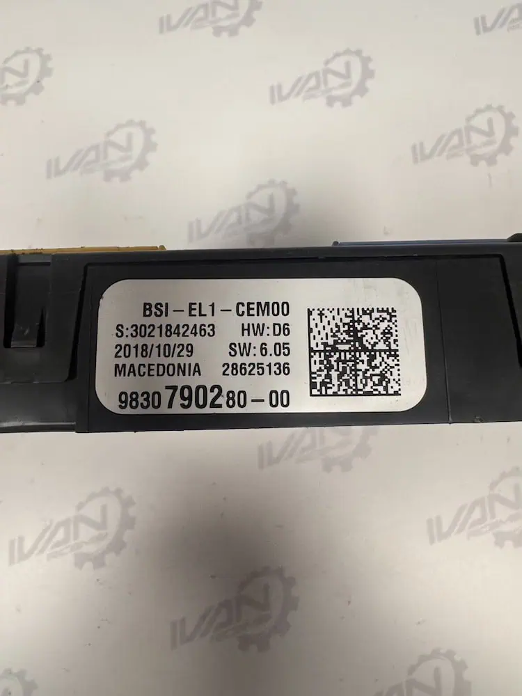 Body Computer BSI Citroen C3 - 9830790280
