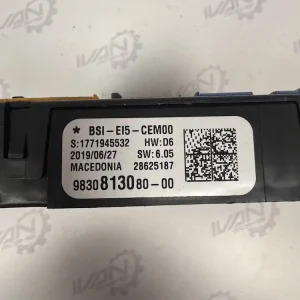 9830813080-2 Body Computer BSI Citroen C5 - Peugeot 5008 - 9830813080