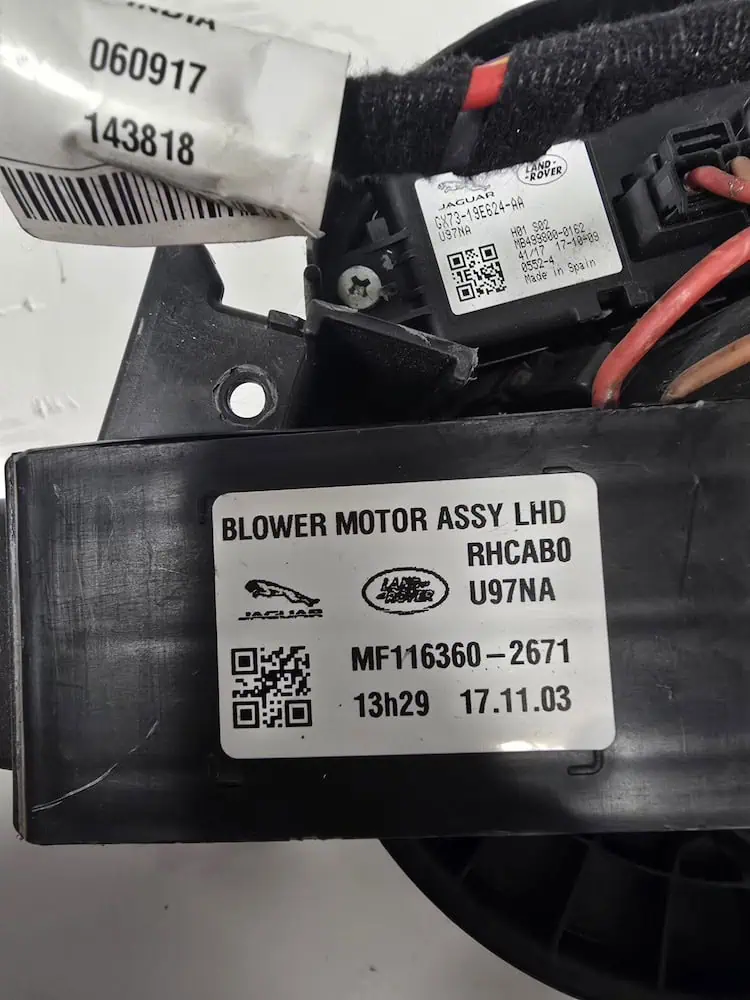 Ventola Abitacolo Land Rover/Jaguar – U97NA