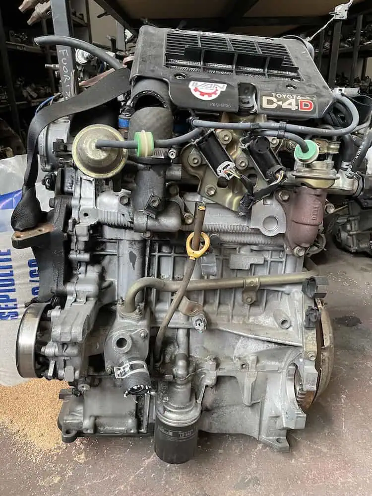 motore-1ND-2 ****Motore 1ND - Toyota Yaris Mk2 1.4 diesel
