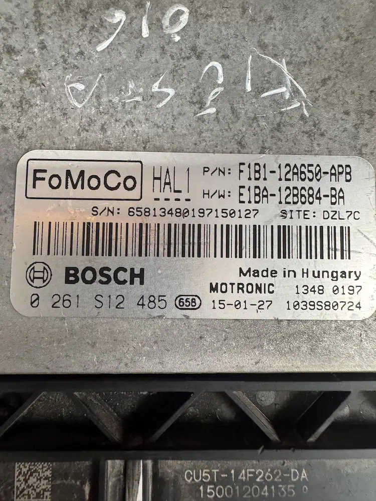 Centralina Motore Ecu Ford Fiesta - 0261S12485