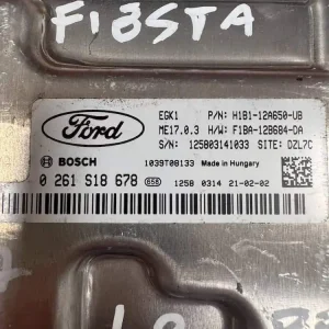 0261S18678-2 Centralina Motore Ford Fiesta 7° Serie - 0261S18678