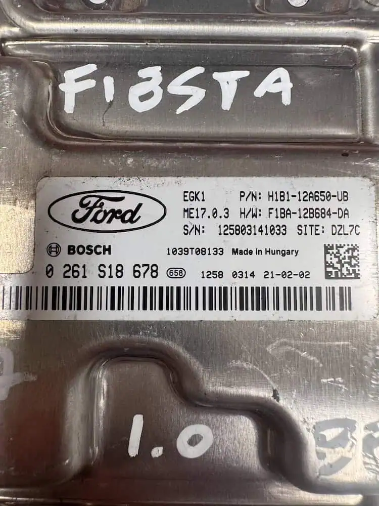 0261S18678-2 Centralina Motore Ford Fiesta 7° Serie - 0261S18678