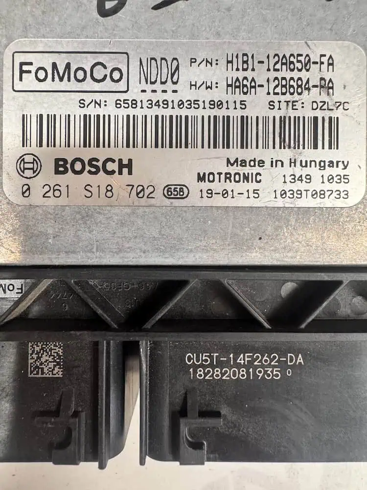 Centralina Motore Ford Fiesta 7° Serie - 0261S18702