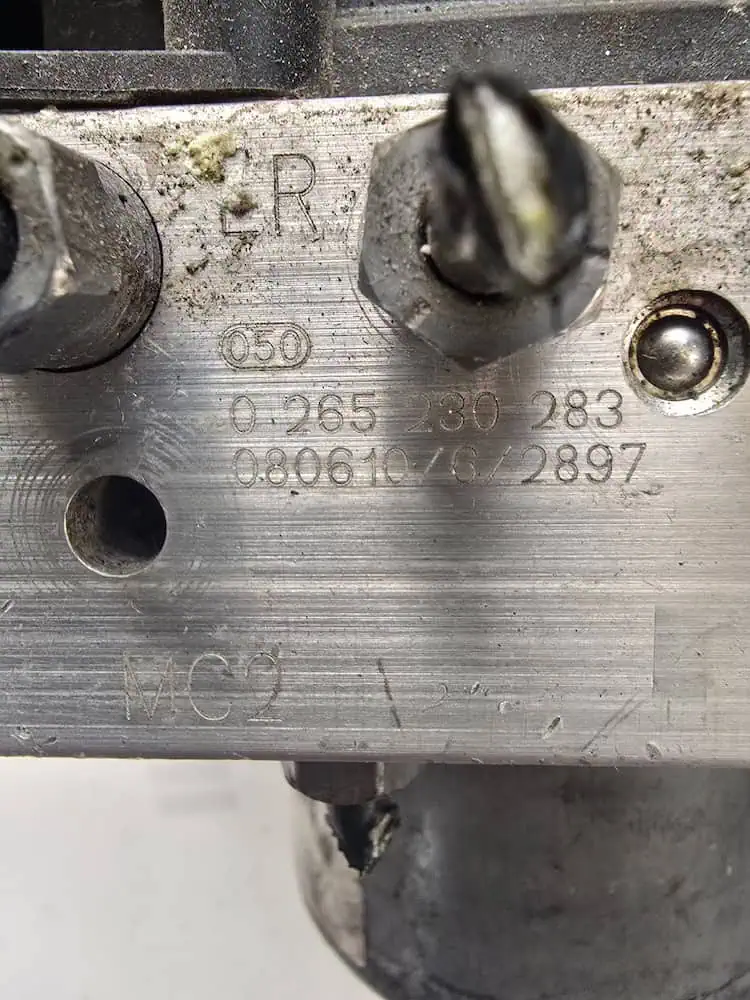 0265230283-3 Centralina Pompa ABS Fiat 500 1.3 MTJ - 0265230283