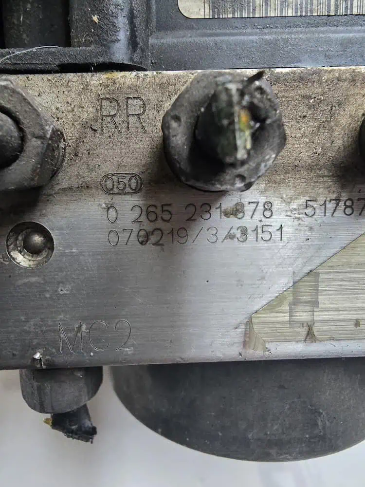 0265231878-3 Centralina pompa ABS Fiat Grande Punto - 0265231878