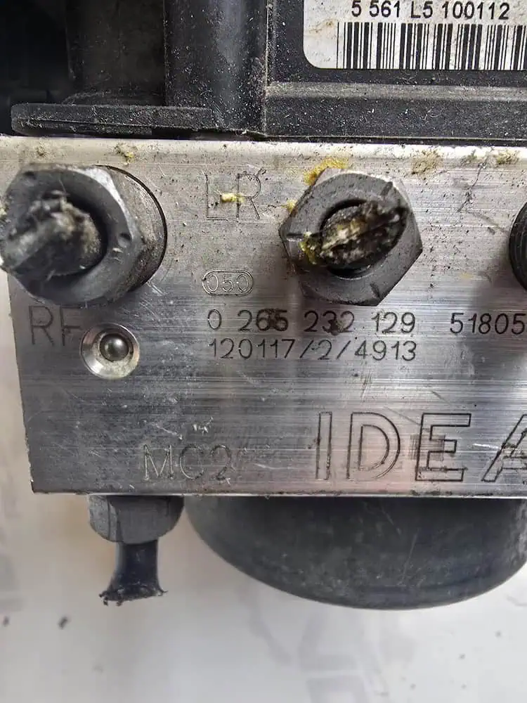 0265232129-3 Centralina Pompa ABS Lancia Musa / Fiat Idea - 0265232129