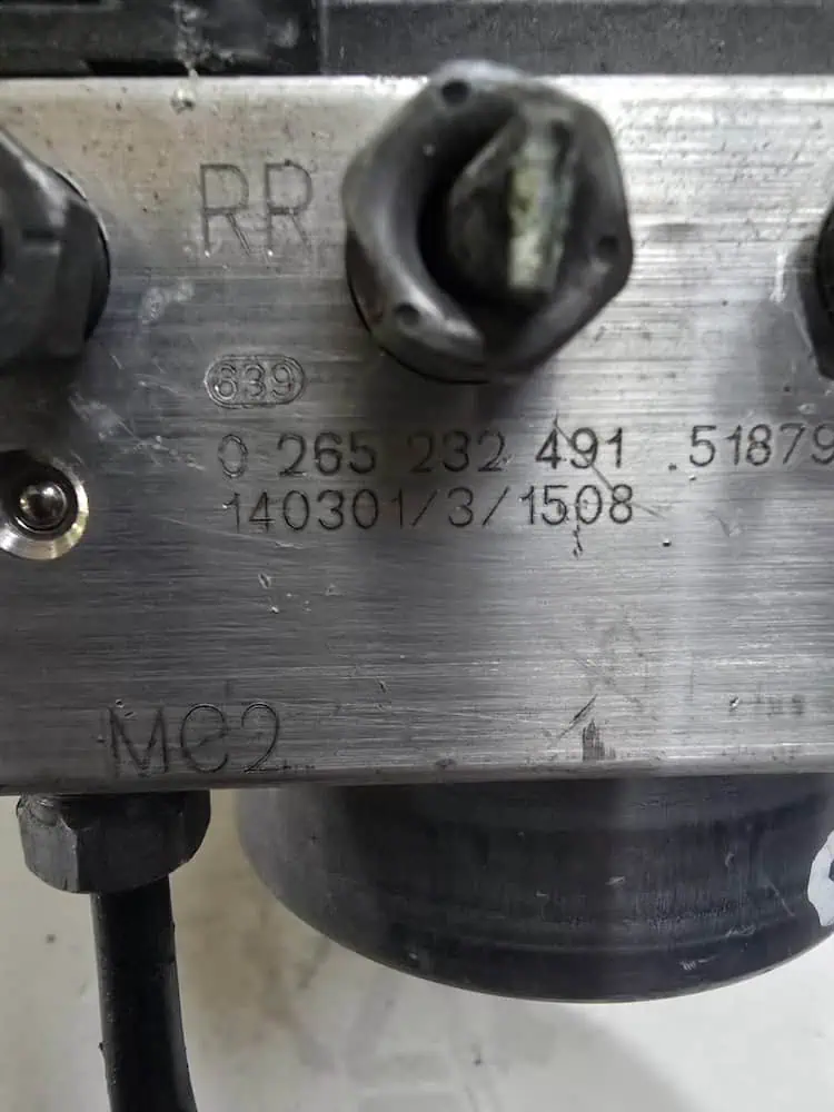 Centralina Pompa ABS Fiat Qubo/Fiorino - 0265232491