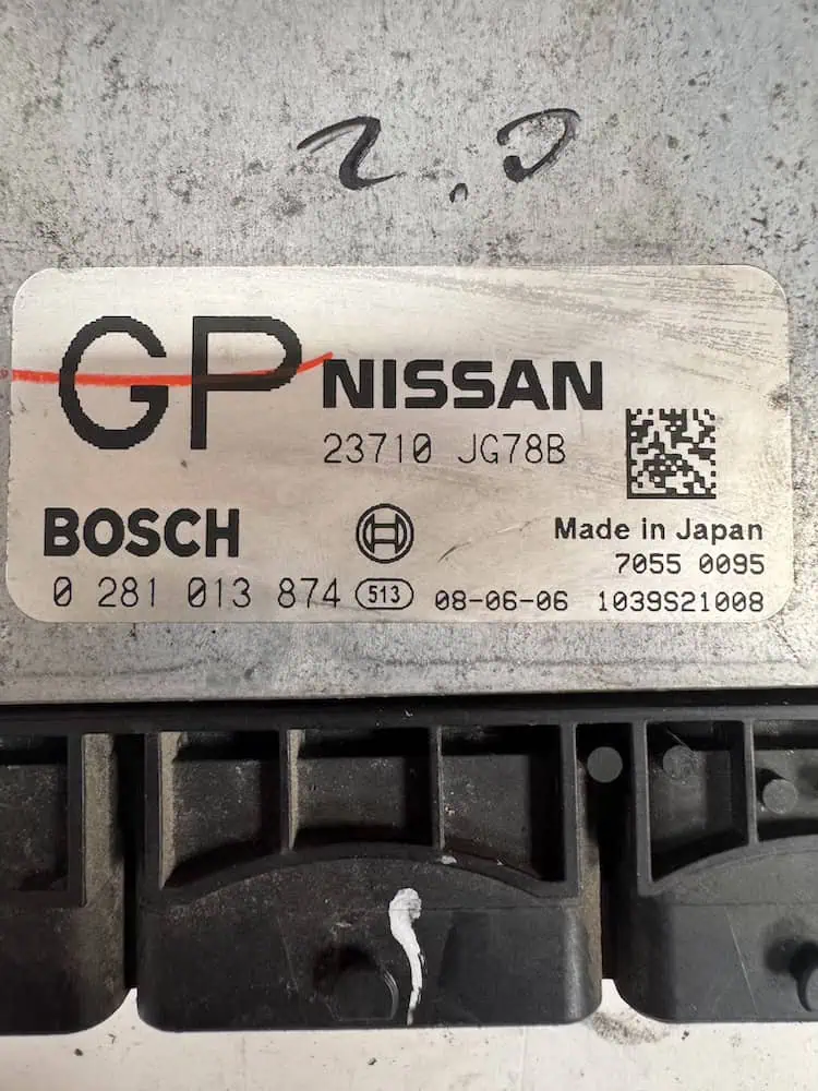 Centralina Motore Nissan X-Trail 2.0 DCI - 0281013874