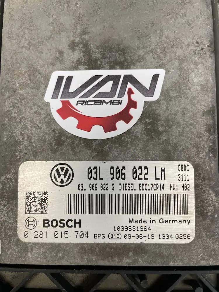 0281015704-2 Centralina Motore Volkswagen Golf Plus 2.0 TDI - 0281015704