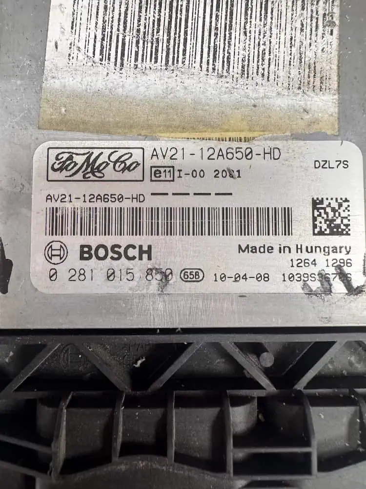Centralina Motore Ford Fiesta 3° Serie 1.6 Diesel - 0281015850