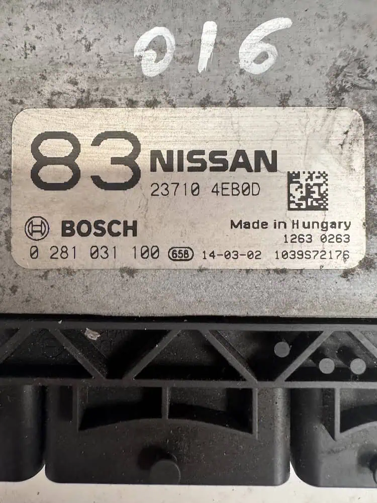 Centralina Motore Nissan Qashqai 1.6 DCI - 0281031100