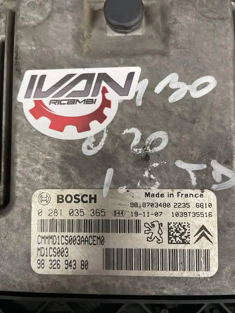 0281035365-2 Centralina Motore Citroen Peugeot Opel - 0281035365