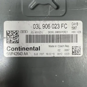 03L906023FC-2 Centralina Motore Audi A3 1.6 TDI - 03L906023FC