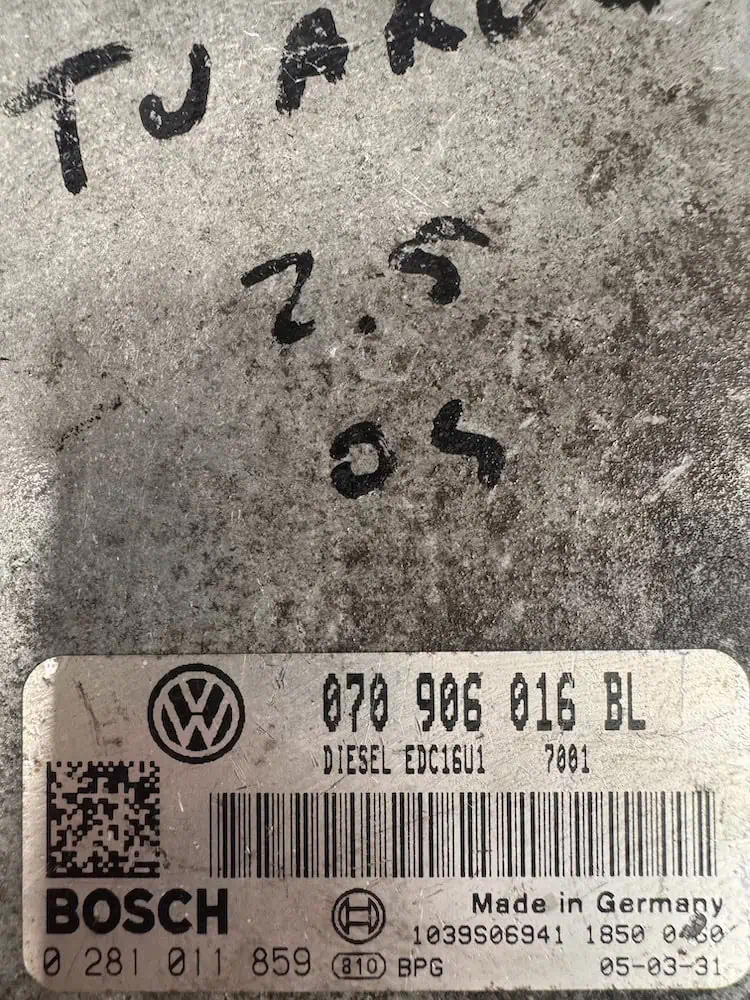 070906016BL-2 Centralina Motore Volkswagen Touareg - 070906016BL