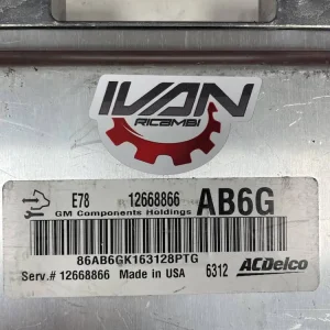 Centralina Motore Opel Corsa 1.4 - 12668866