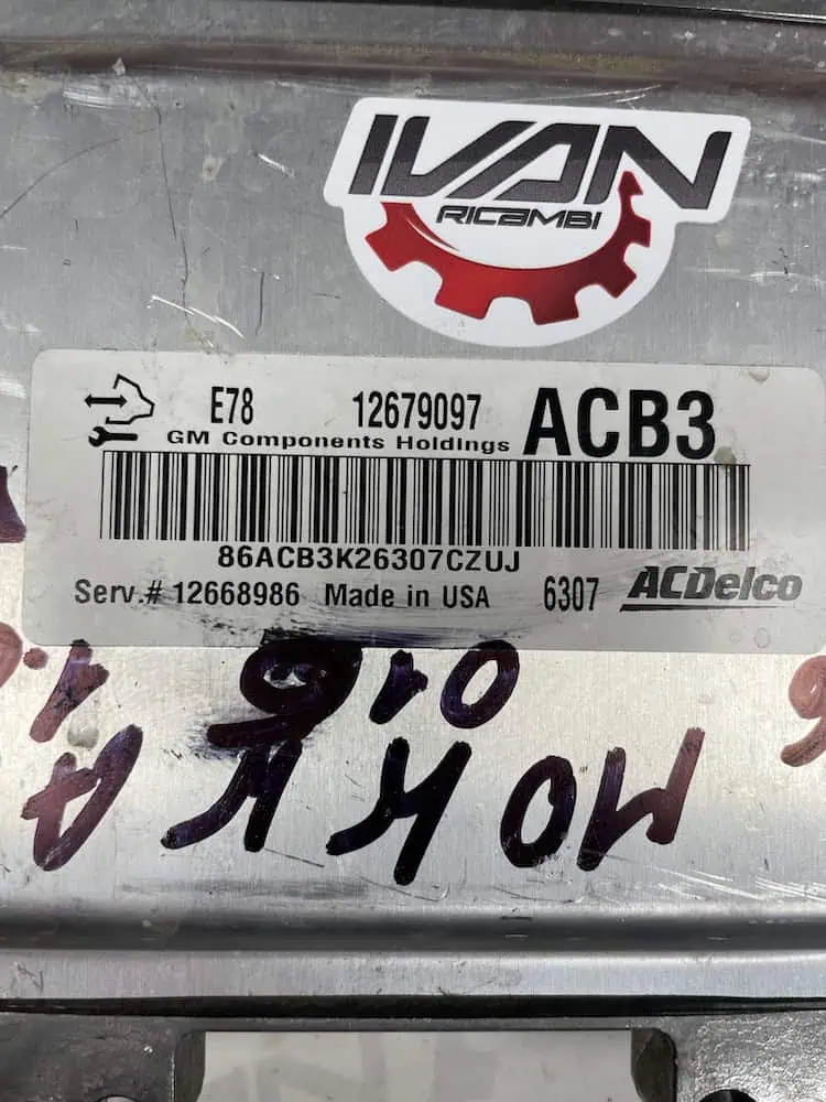 12679097-2 Centralina Motore Opel Mokka 1.4 - 12679097