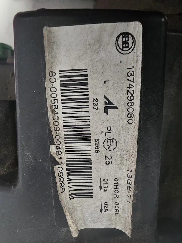 Fanale Anteriore SX Fiat Ducato/Citroen Jumper – 1374296080