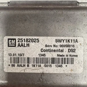 25182025-2 Centralina Motore Chevrolet Spark 1° Serie - 25182025