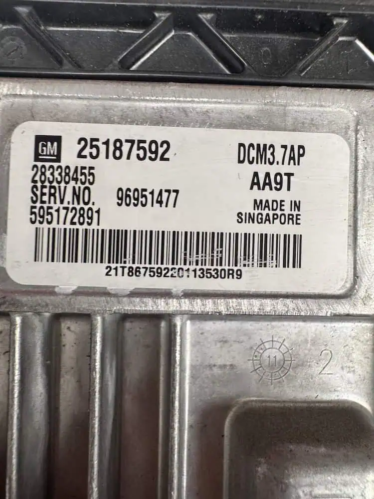 Centralina Motore Opel Antara 2.2 CDTI - 25187592