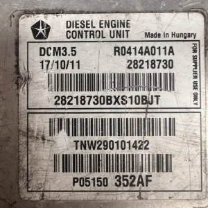 28218730-2 Centralina Motore Jeep Patriot 1° Serie - 28218730