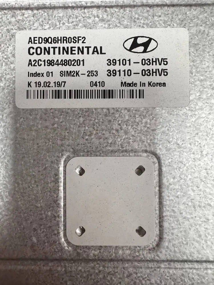 3910103HV5-2 Centralina Motore Hyundai Ioniq Elektro - 3910103HV5