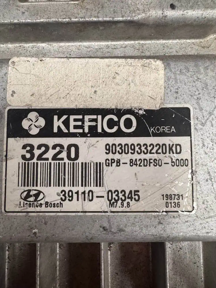 3911003345-2 Centralina Motore Hyundai i20 1.2 Benzina - 3911003345