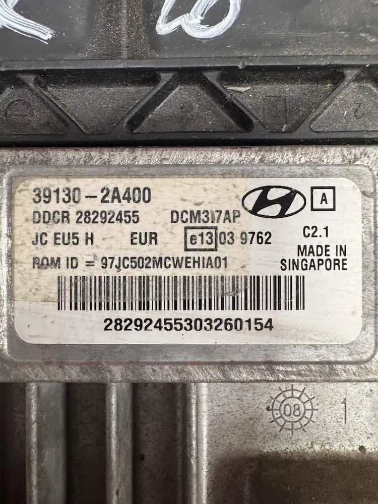 391302A400-2 Centralina Motore Hyundai ix20 1400 Diesel - 391302A400