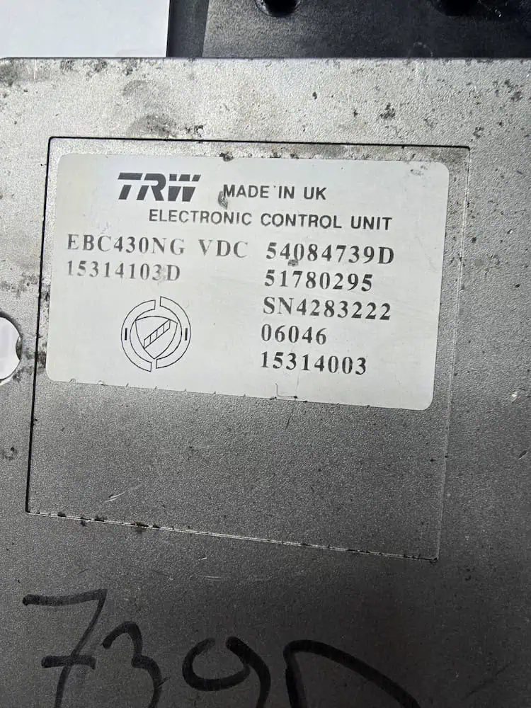 51780295-3 Centralina Pompa ABS Fiat Croma 2° Serie - 51780295