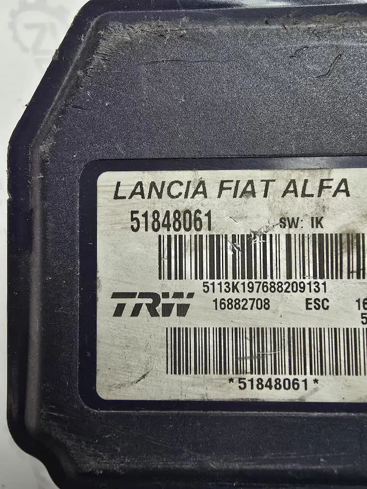 Centralina Pompa ABS Lancia Delta 1.6 MJT - 51848061