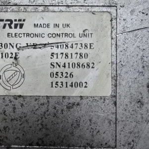 54084738E-3 Centralina Pompa ABS Alfa Romeo 159 1.9 JTDM - 54084738E