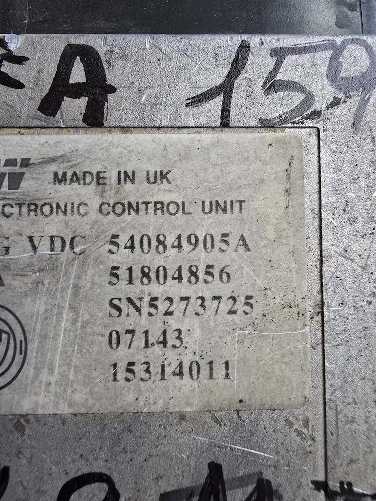 Centralina Pompa ABS Alfa Romeo 159 1.9 JTD - 54084905A