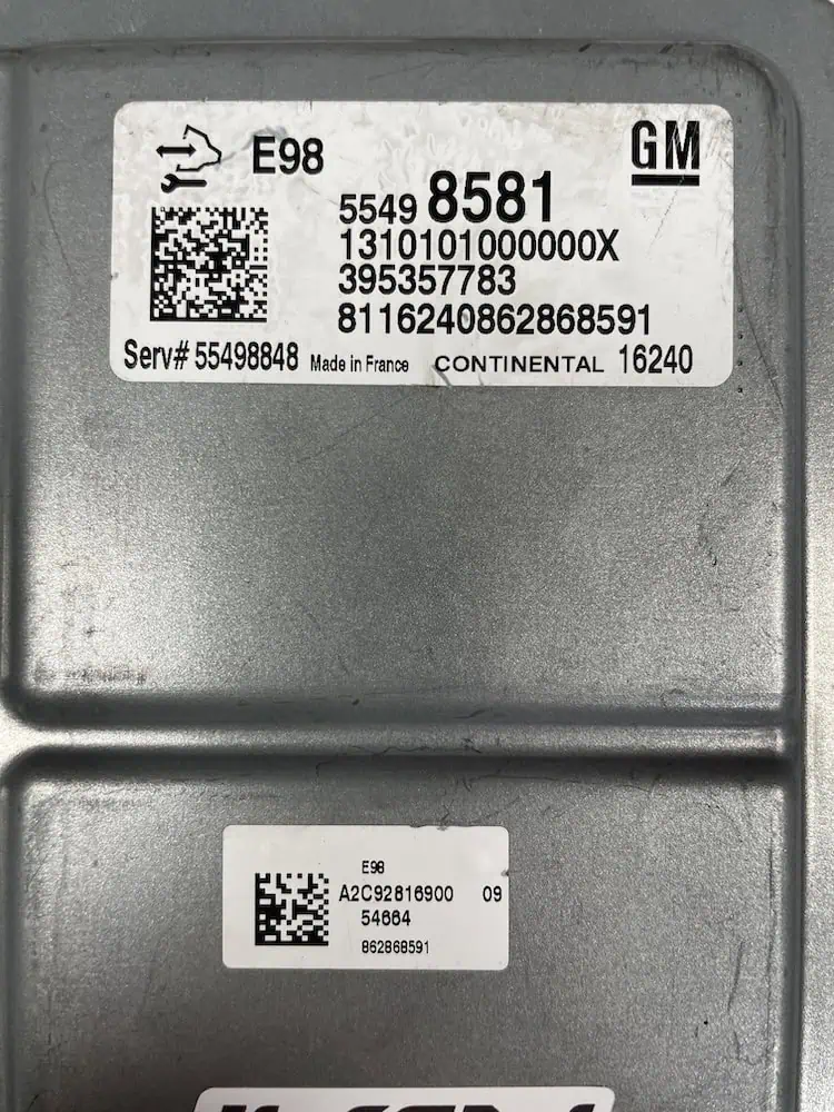 55498581-2 Centralina Motore Opel Mokka 1° Serie - 55498581
