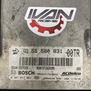 55580831-2 Centralina Motore Opel Corsa 1.3 D - 55580831