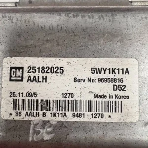 5WY1K11A-2 Centralina Motore Chevrolet Spark 1° Serie - 5WY1K11A