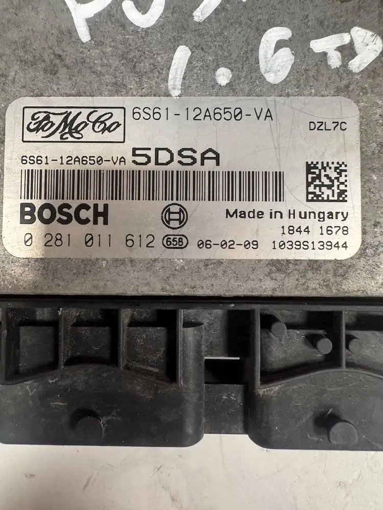 6S6112A650VA-2 Centralina Motore Ford Fusion 1.6TDI - 6S6112A650VA