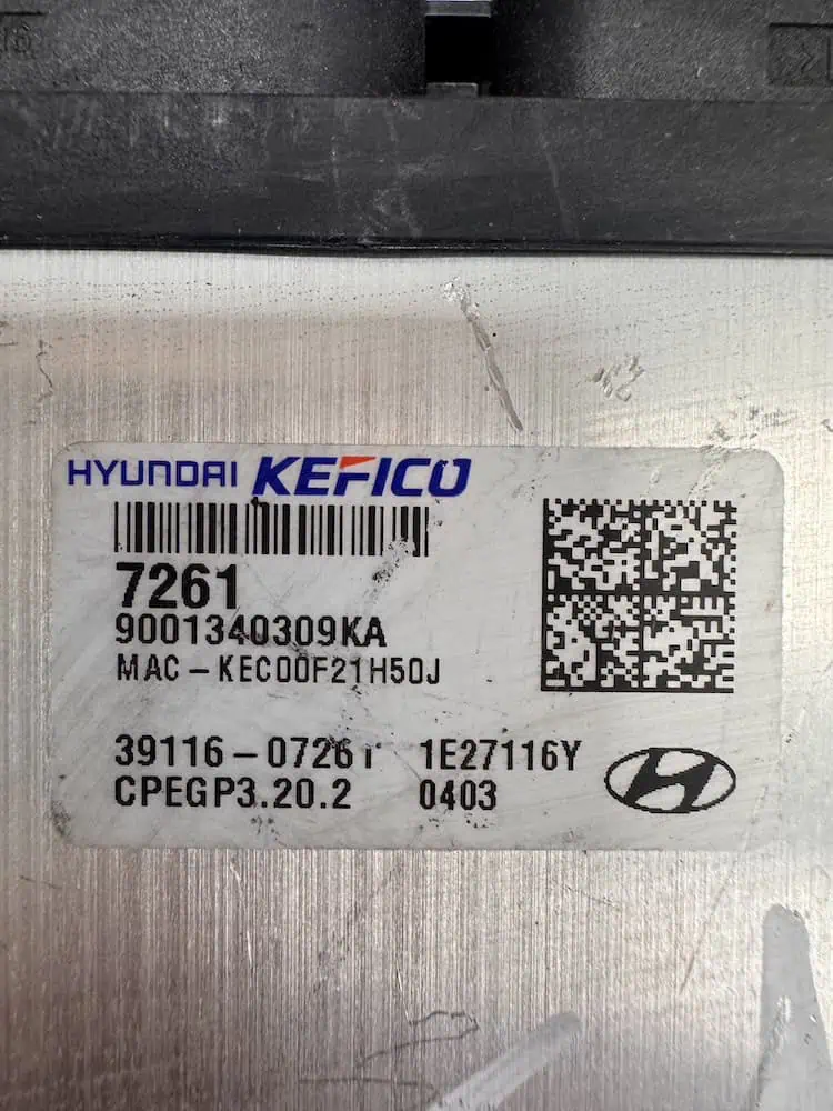 Centralina Motore Hyundai i10 1.0 Benzina - 9001340309KA