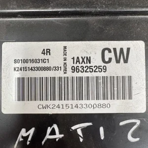 Centralina Motore Chevrolet Daewoo Matiz - 96325259