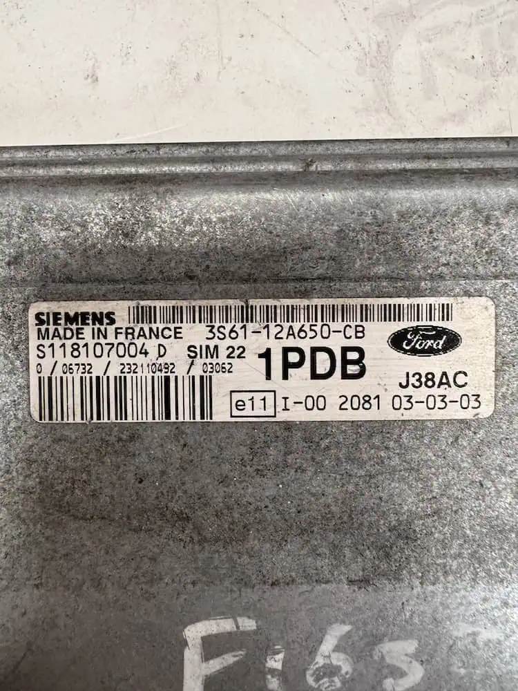 S118107004D-2 Centralina Motore Ford Fiesta Usata - S118107004D