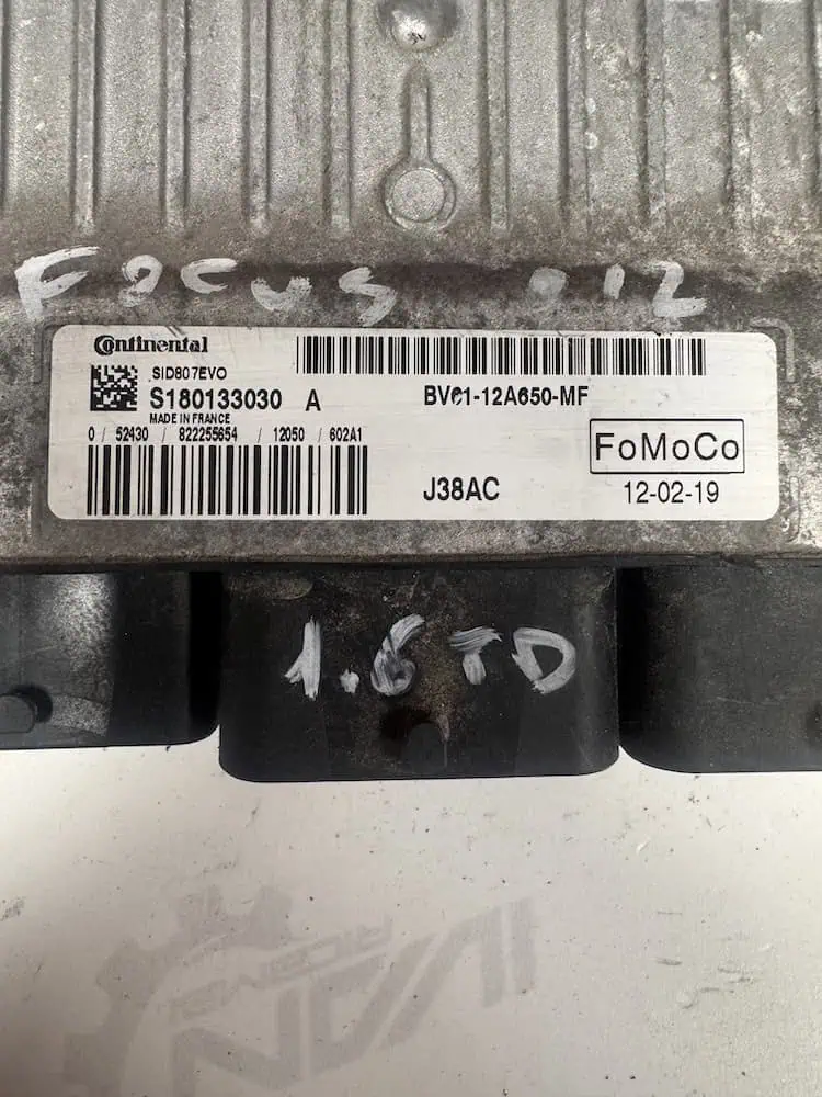 S180133030A-2 Centralina Motore Ford Focus 1.6 TDCI - S180133030A