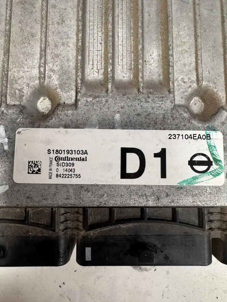 Centralina Motore Nissan Pulsar 1.5 Diesel - S180193103A