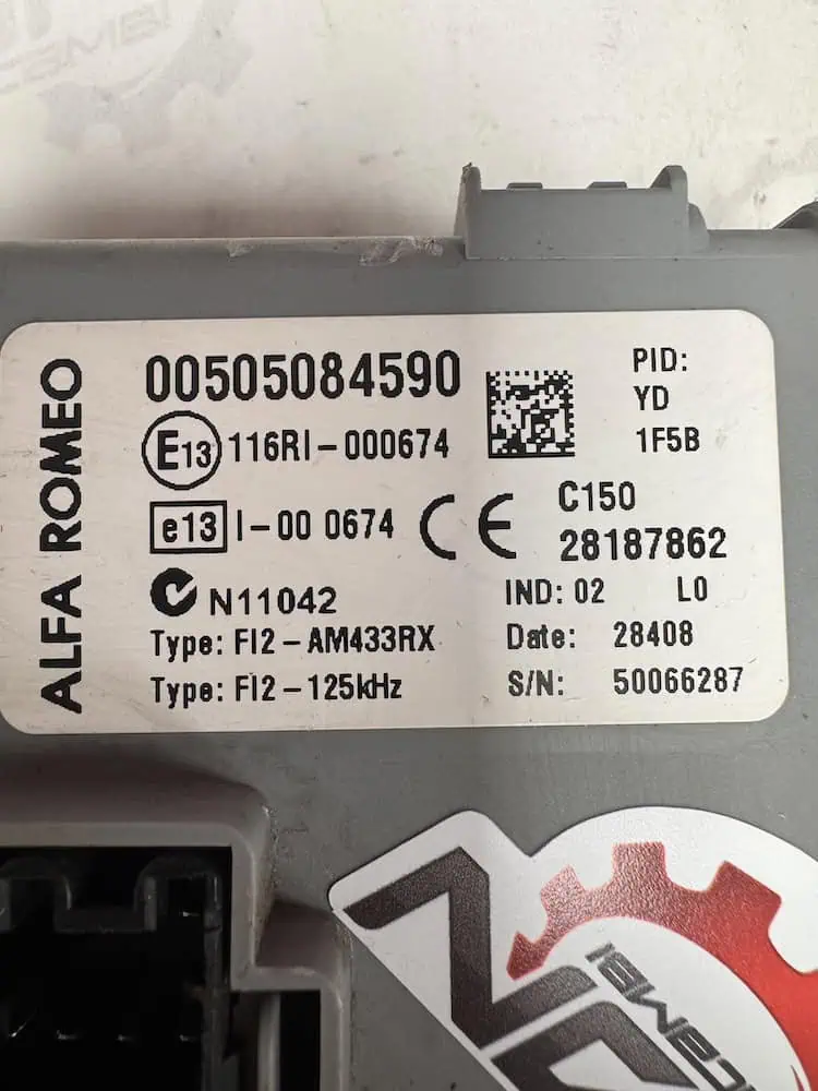 Centralina Body Computer Alfa Romeo Mito 1.6 Diesel - 00505084590