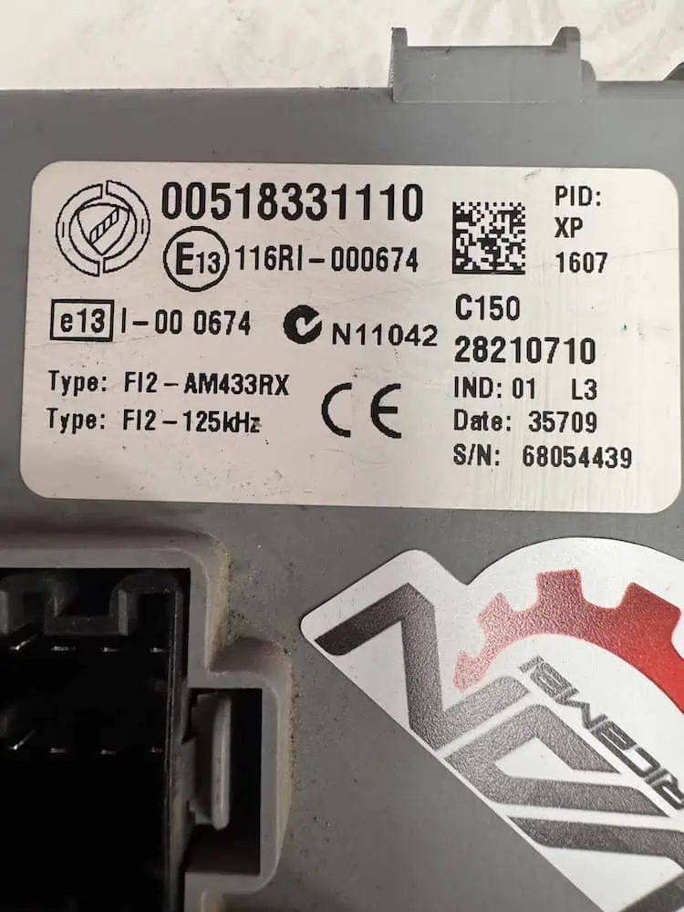00518331110-2 Centralina Body Computer Fiat Doblo 1.6 Diesel - 00518331110