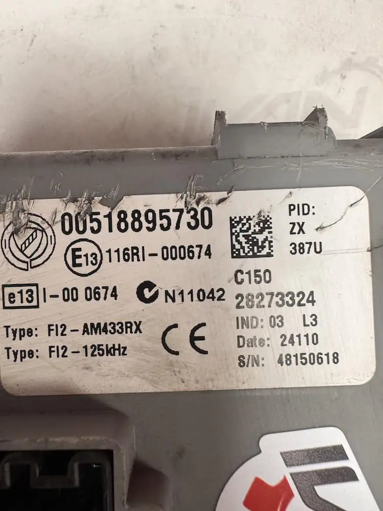 Centralina Body Computer Fiat 500 1200 Benzina - 00518895730