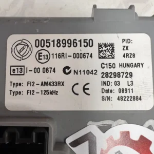 00518996150-2 Centralina Body Computer Fiat 500 0.9 Benzina 63 KW - 00518996150