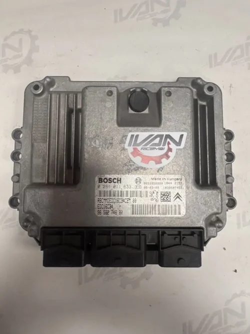 0281011633-1 Centralina Motore Peugeot 407 1.6 HDI - 0281011633