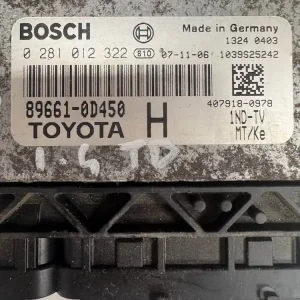 Centralina Motore Toyota Yaris 1.4 Diesel - 0281012322